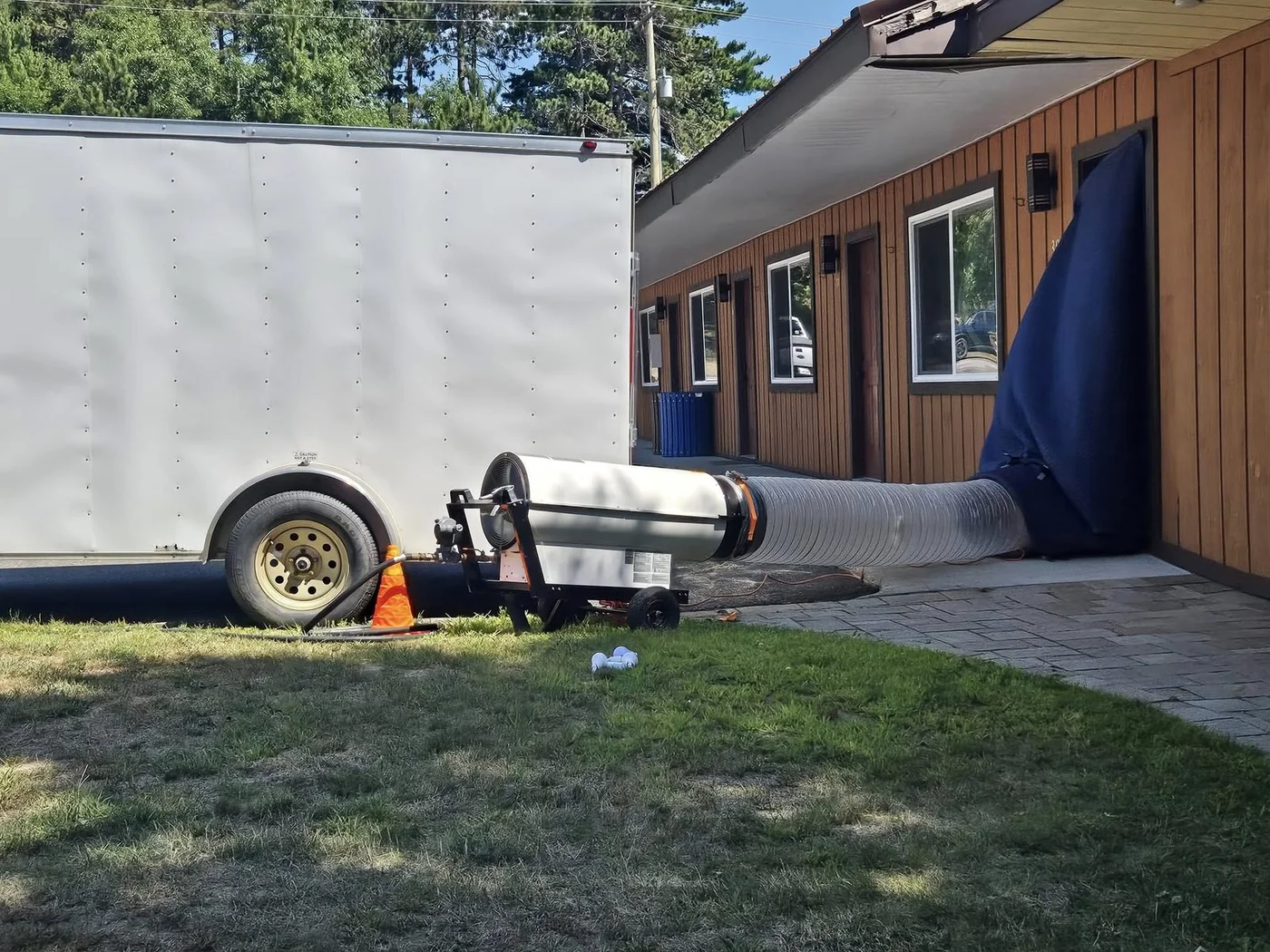 Hospitality property treatment setup